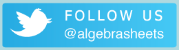 Follow Algebra Worksheets on Twitter
