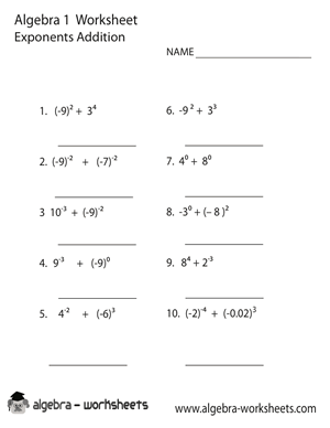 Free Printable Algebra 1 Worksheets - Also Available Online
